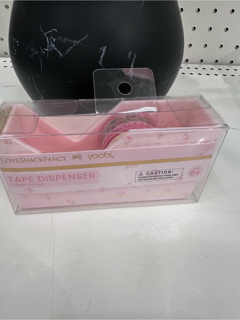 LoveShackFancy Heirloom Pink Floral Tape Dispenser